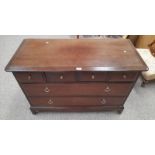 STAG MAHOGANY CHEST OF 4 SHORT OVER 2 LONG DRAWERS.