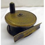 BOWNESS & BOWNESS MAKERS LONDON 3" BRASS REEL