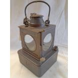 LNER RAILWAY LAMP WITH BURNER,