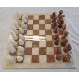 HARDSTONE CHESS SET