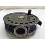HARDY THE "ST GEORGE", 3 3/4 INCH ALLOY FLY REEL, AGATE LINE GUIDE,