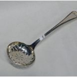 GEORGE III SILVER SIFTER LADLE BY THOMAS NORTHCOTE,