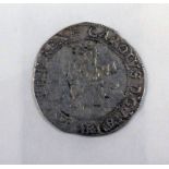 1625-1649 CHARLES I SILVER HAMMERED SIXPENCE PROBABLY 1638-9 WITH ANCHOR MINTMARK