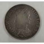 1662 CHARLES II SILVER CROWN,