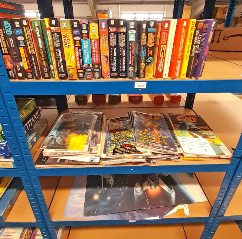 SELECTION OF VARIOUS STAR WARS NOVELS AND RELATED BOOKS