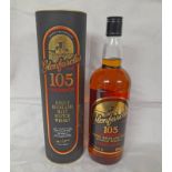 1 BOTTLE GLENFARCLAS 105 CASK STRENGTH SINGLE MALT WHISKY - 1 LITRE, 60% VOL.