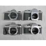 SELECTION OF PENTAX CAMERA BODIES TO INCLUDE PENTAX ME, PENTAX MG,