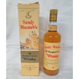 1 BOTTLE SANDY MACNAB 5 YEAR OLD BLENDED WHISKY - 75CL, 40% VOL.