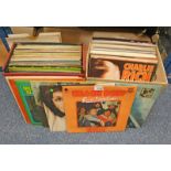 SELECTION OF VARIOUS VINYL RECORDS INCLUDING ARTISTS SUCH AS THE CARPENTERS, THE BEACH BOYS,