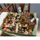 SELECTION OF VARIOUS MINIATURES & BOTTLES TO INCLUDE CUSENIER 4 PART BOTTLE (EMPTY),