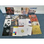 SELECTION OF VARIOUS VINYL RECORDS INCLUDING ARTISTS SUCH AS JOHN LENNON, PETE TOWNSHEND,