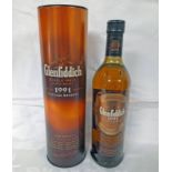 1 BOTTLE GLENFIDDICH 1991 VINTAGE RESERVE PURE SINGLE MALT WHISKY.