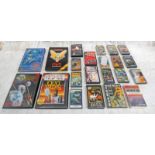 SELECTION OF COMMODORE 64 COMPUTER GAMES INCLUDING TITLES SUCH AS GHOSTBUSTERS, FLIGHT PATH 737,