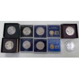 SELECTION OF VARIOUS BRITISH COINS TO INCLUDE 1887 VICTORIA DOUBLE FLORIN, ARABIAN 1,