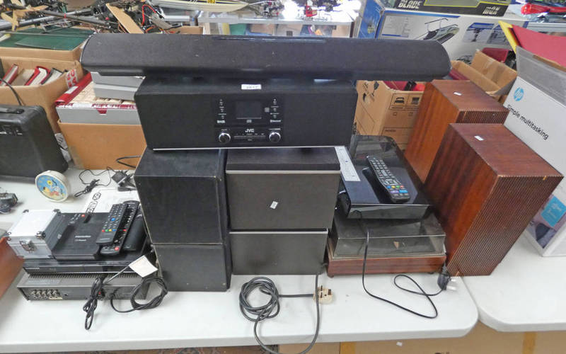 JVC BLUETOOTH SPEAKER SYSTEM AND OTHERS