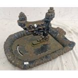 CAST IRON BOOT SCRAPER,