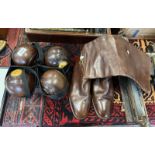 WOMEN'S LEATHER BOOTS A 4 GEORGE MACKAY BOWLS