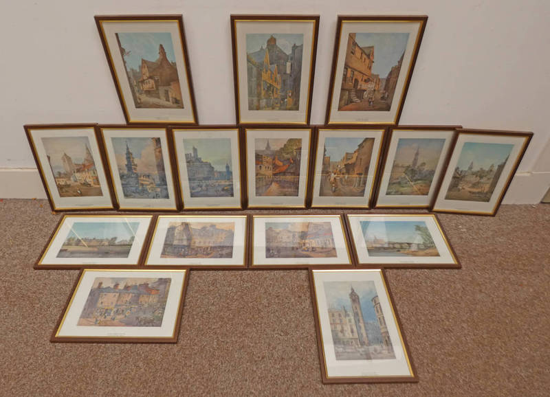 VARIOUS FRAMED PICTURES OF OLD GLASGOW, PROV. MITCHELL LIBRARY, GLASGOW.