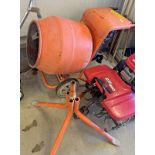 BELLE MINI MIX 150 COMPACT PETROL DRIVEN CEMENT MIXER WITH STAND