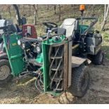 RANSOMES PARKWAY 2250 ROAD REGISTERED DIESEL THREE UNIT RIDE ON CYLINDER MOWER, REG SP14 KLL,