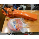 FLYMO ELECTRIC LEAF BLOWER & EXTENSION CABLES