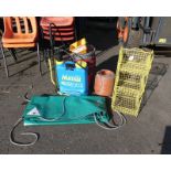 MATABI SUPER GREEN 12 WEED SPRAYER, 6 PLASTIC BUCKETS,