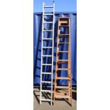 PINE STEP LADDER & ALUMINIUM LADDER