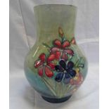 MOORCROFT VASE WITH SPRING FLOWERS PATTERN - 25.