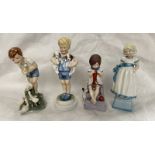 4 ROYAL WORCESTER PORCELAIN FIGURES