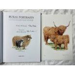 RURAL PORTRAITS, SCOTTISH NATURE FARM ANIMALS, CHARACTERS AND LANDSCAPES BY POLLY PULLAR,
