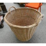 WICKER LINEN BASKET DIAMETER 54 CM TALL