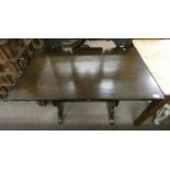 OAK REFECTORY STYLE TABLE,