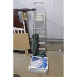 STEAMXPRESS STEAM CLEANER, ALUMINIUM STEP LADDER ETC.