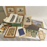 SELECTION OF VARIOUS PAPER EMPHEMERA TO INCLUDE MONTROSE RELATED PAPERS FROM THE 19TH CENTURY,
