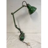 INDUSTRIAL ANGLE POISE STYLE LAMP MARKED MADE IN ENGLAND