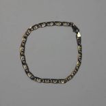 9KT GOLD BRACELET - 20CM LONG, 5.