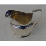 GEORGE III SILVER CREAM JUG,