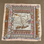 HERMES LA FEMME AUX SEMELLES DE VENT SILK SCARF - 90 X 90 CM,