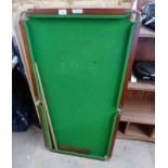 JOE DAVIS BILLIARD TABLE 124 CM LONG X 63 CM WIDE