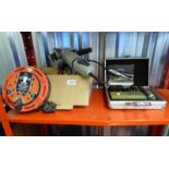 PERFORMANCE POWER TOOLS 750 W ELECTRIC ANGLE GRINDER, 21 PIECE ENGRAVING KIT, ETC.