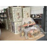 LARGE SELECTION OF BRAMBLY HEDGE ORNAMENTS IN TINS