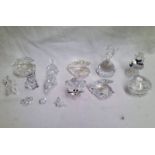 VARIOUS SWAROVSKI & OTHER CRYSTAL ANIMALS,