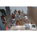 SELECTION CRYSTAL AND OTHER SWAROVSKI ORNAMENTS, GLASSWARE,