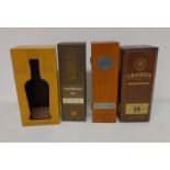 4 EMPTY WHISKY BOXES: CRABBIE 30 YEAR OLD, GLENFIDDICH,