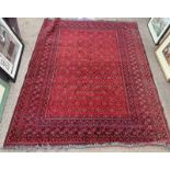 RED MIDDLE EASTERN RUG,