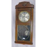 EARLY 20TH CENTURY OAK CASED WALL CLOCK BY HALLER A G,