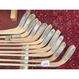 11 SCARED HEAD GOLF CLUBS BLANKS BY R SIMPSON,