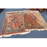 PAIR OF MIDDLE EASTERN RUG 181 CM X 121 CM