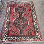 RED MIDDLE EASTERN RUG,