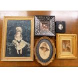 5 FRAMED PICTURES OF HISTORICAL FIGURES TO INCLUDE ;